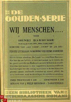 Barbusse, Henri; Wij menschen… - 1