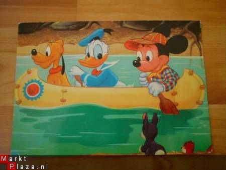 Donald, Pluto en Mickey in kano - 1