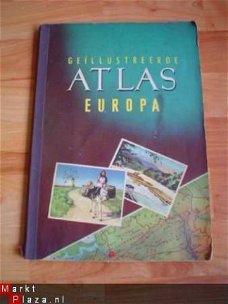 Geïllustreerde atlas Europa uitgegeven door Planta