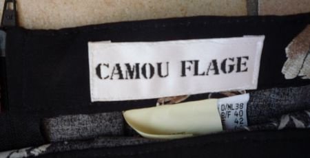 Nieuw-prachtige lange rok-Camou Flage-36/38 - 1