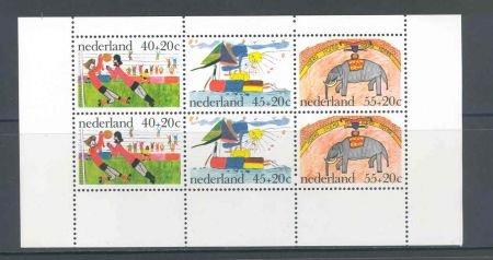 Nederland 1976 blok kinderzegels posttfris - 1
