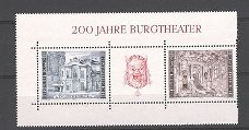 Oostenrijk 1976 100 Jahre Burgtheater postfris met label!