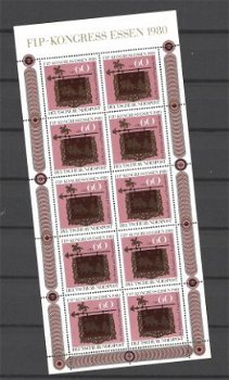 BRD 1980 Tag der Briefmarke vel van 10 postfris - 1