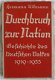 Boek / Buch, Durchbruch zur Nation van Hermann Ullmann, met omslagvel, 1933. - 0 - Thumbnail