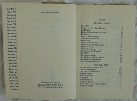 Boek / Buch, Durchbruch zur Nation van Hermann Ullmann, met omslagvel, 1933. - 3