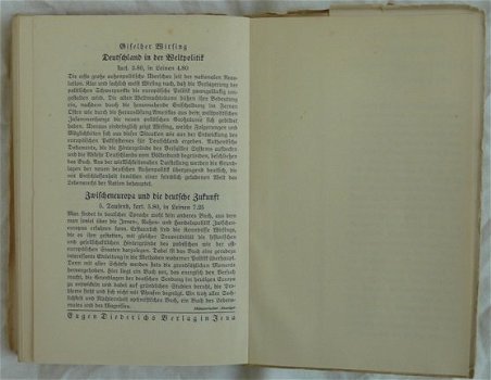 Boek / Buch, Durchbruch zur Nation van Hermann Ullmann, met omslagvel, 1933. - 6