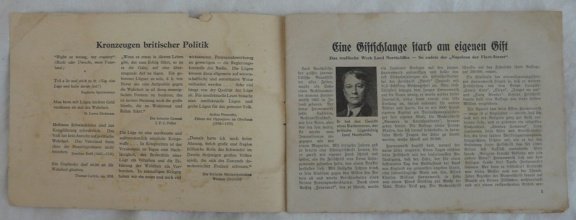 Boekje / Oorlogsblaadje / Kriegsheft Nr.12, NSDAP, Propaganda, jaren'40. - 1