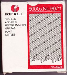 REXEL 66/11 box 5000 stuks No. 06070