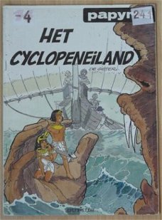 Strip Boek, Papyrus, Het Cyclopeneiland, Nummer 14, Dupuis, 1991.