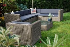 Wicker Loungeset | Arbrini Riet Natuur AANBIEDING €1699,-