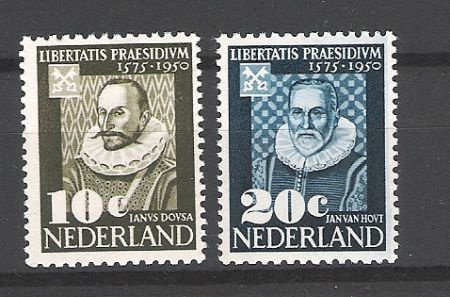 Nederland 1950 375 jaar Univ. Leiden postfris - 1