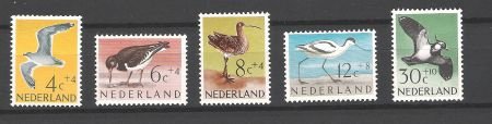 Nederland 1961 Zomerzegels Vogels postfris - 1
