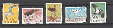 Nederland 1961 Zomerzegels Vogels postfris