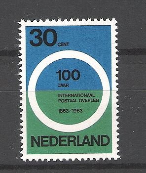 Nederland 1963 100 jaar postaal overleg postfris - 1
