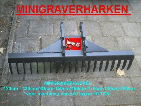 HARK Minigraver ; egalisatiehark ;onkruidhark € 395 - 1
