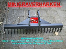 HARK Minigraver ; egalisatiehark ;onkruidhark €  395 p/st