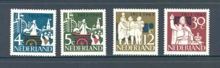 Nederland 1963 Onafhanekleijkheidszegels postfris - 1