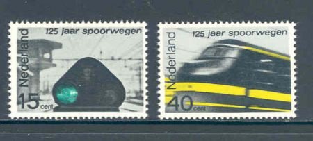 Nederland 1964 Spoorweg-Jubileumzegels postfris - 1