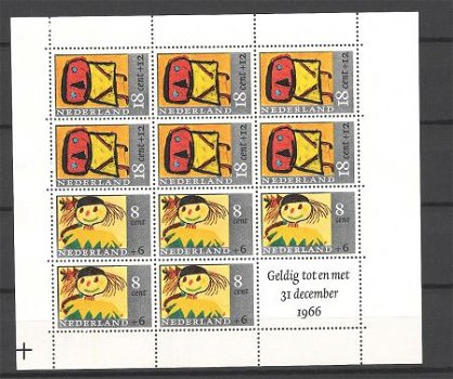 Nederland 1965 Blok Kinderzegels postfris - 1