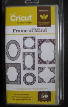 Cricut cartridge Frame Of Mind **nieuw**