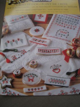 Borduurpatroon DMC Rood en Groen Kerst - Afbeelding 2
