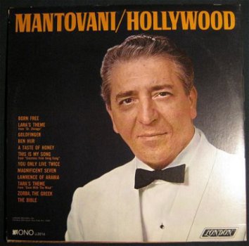 LP Mantovani,1967,Hollywood,USA pers,London LL 3516, nst - 1