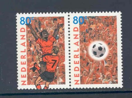 Nederland 2000 NVPH 1888/89 UEFA Voetbal postfris - 1