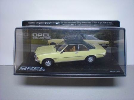 Opel Commondore B GS/E geel 1:43 Atlas - 1
