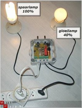 Spaarlamp / TL dimmer COMBI (nieuw ) - 4