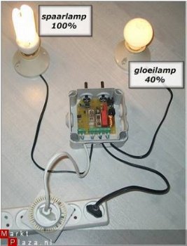 Spaarlamp en TL dimmer automaat (NIEUW!!) Combi - 3