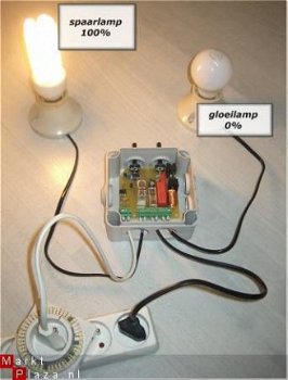 Spaarlamp / TL dimmer COMBI (nieuw ) - 1