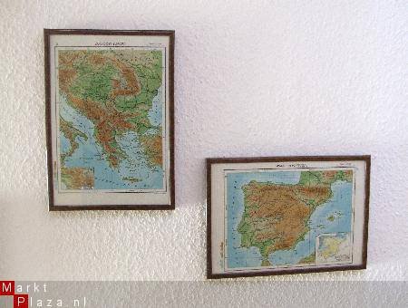 oud landkaartje Europa - 1