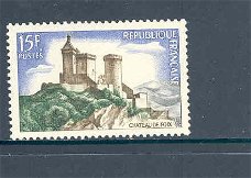 Frankrijk 1958 Chateau de Foix postfris