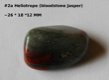 #2 Heliotroop Jaspis Heliotrope jasper trommelsteen tumbled - 1 - Thumbnail