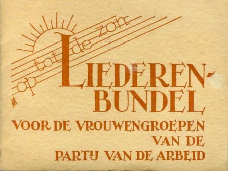 Liederenbundel voor de vrouwengroepen van de Partij vd A - 1