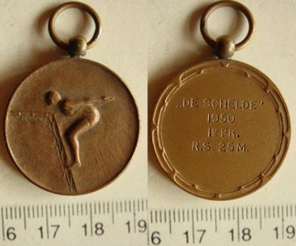 Medaille zwemmen De Schelde 1950 - 1