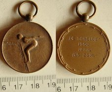 Medaille zwemmen De Schelde 1950