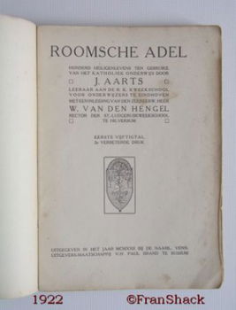 [1921_22] Roomsche Adel deel 1en 2, Aarts, v/h P.Brand - 3