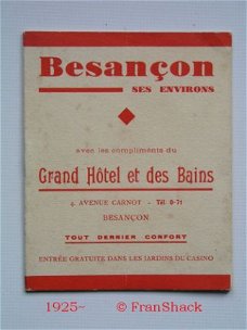[1925~] Besançon ses Environs, Touristique Française
