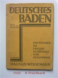 [1926] Deutsches Baden, Weidemann, Auerdruck