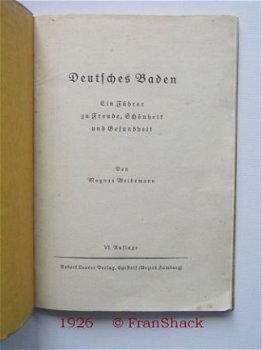 [1926] Deutsches Baden, Weidemann, Auerdruck - 2