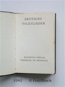 [1943] Deutsche Volkslieder, Miniboek, Hyperion - 2