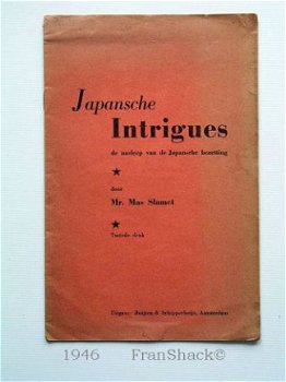 [1946] Japansche Intrigues, Slamet, B&S - 1