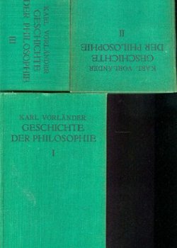 Vorländer, Karl ; Geschichte der Philosophie - 1