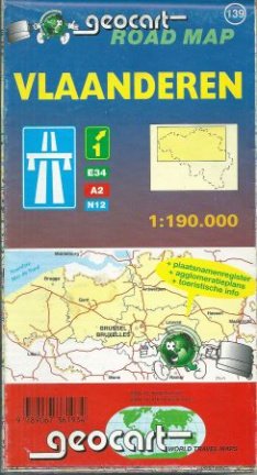 Geaocart Road Map Vlaanderen - nr. 1