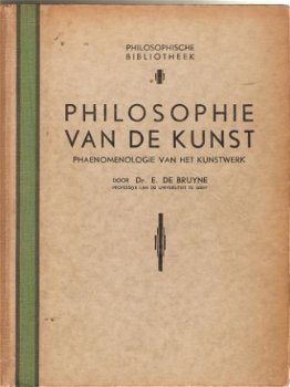 E.de Bruyne - Philosophie van de kunst - 1