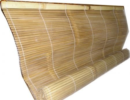 bamboe rolgordijn kre, vouwgordijn rolscherm, zonwering of s - 1