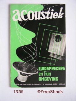 [1956] Acoustiek, Snel, De Muiderkring. - 1