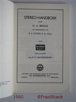 [1960] Stereo-handboek, Briggs, De Muiderkring. - 2