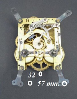 === Pendule uurwerk = oud === 18524 - 2